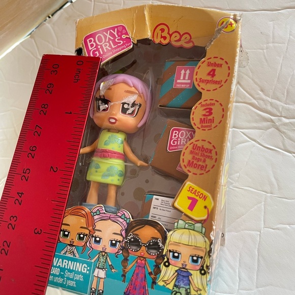 3 PIECE Boxy Girls Pets Yummies the Hamster   Lulu The Monkey   Mini Bee - Picture 8 of 8